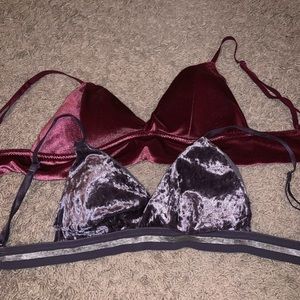 SMALL VELVET BRALETTE BUNDLE